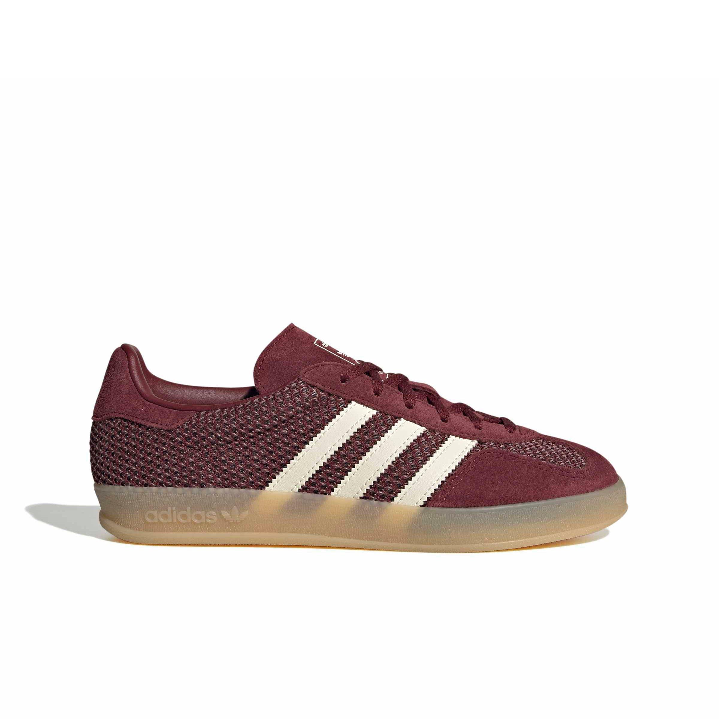 adidas Originals Gazelle Indoor "Shadow Red/Wonder Beige/Shadow Red" Women's Shoe - RED/BEIGE/RED